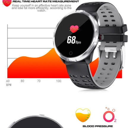 Sports Health Smart Watch 44mm Waterproof With Heart Rate