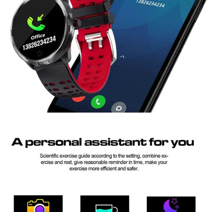 Sports Health Smart Watch 44mm Waterproof With Heart Rate