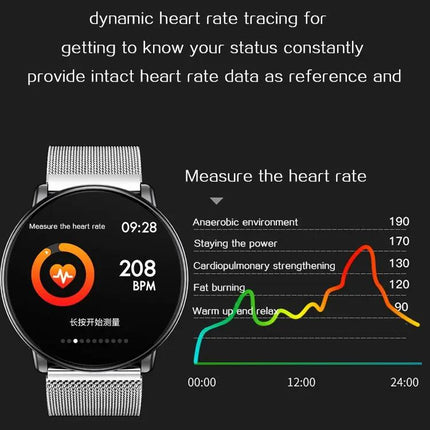 Sports Health Smart Watch 44mm Waterproof With Heart Rate