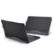 14 Inch PU Leather Protective Case for Samsung Galaxy Book Pro Series shown in black PU leather with microfiber lining protecting open and closed laptop