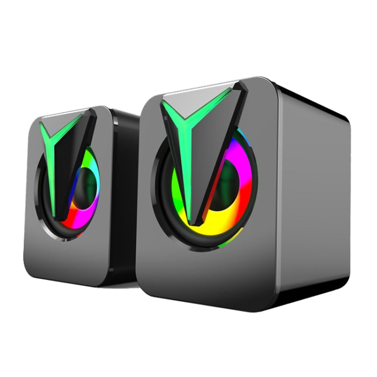 FT-25-1 RGB Colorful Lighting Desktop Computer Speaker