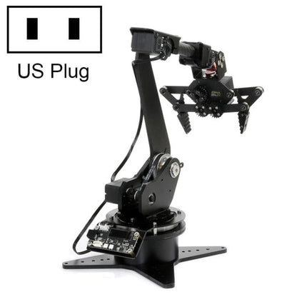 Waveshare RoArm-M1 Robotic Arm for Educational Projects black 5-DOF serial arm with gripper on base for hands-on robotics