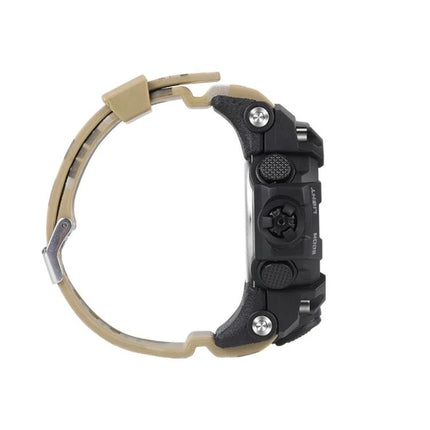 Durable Sports Watch for Daily Fitness and Outdoor Use — round waterproof smartwatch with TPU band, rugged side buttons and activity tracking features