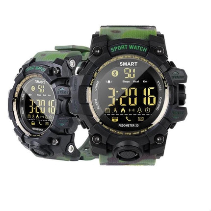 Durable Sports Watch for Daily Fitness and Outdoor Use - waterproof round smart watch with TPU band, heart rate and step tracking for hikers and runners