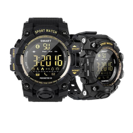 Durable Sports Watch for Daily Fitness and Outdoor Use - waterproof round smart watch with TPU band, heart rate and step tracking for hikers and runners