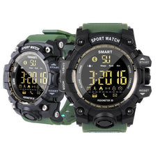 Rugged Waterproof Bluetooth Sports Smartwatch EX16S with Long Battery Life and Remote Camera Control