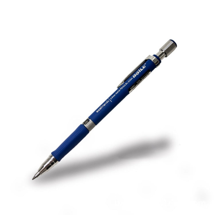 Baile 2.0mm Exam Push-out Drawing Drawing Writing Activity Automatic 2B Pencil, Blue, Black, Silver