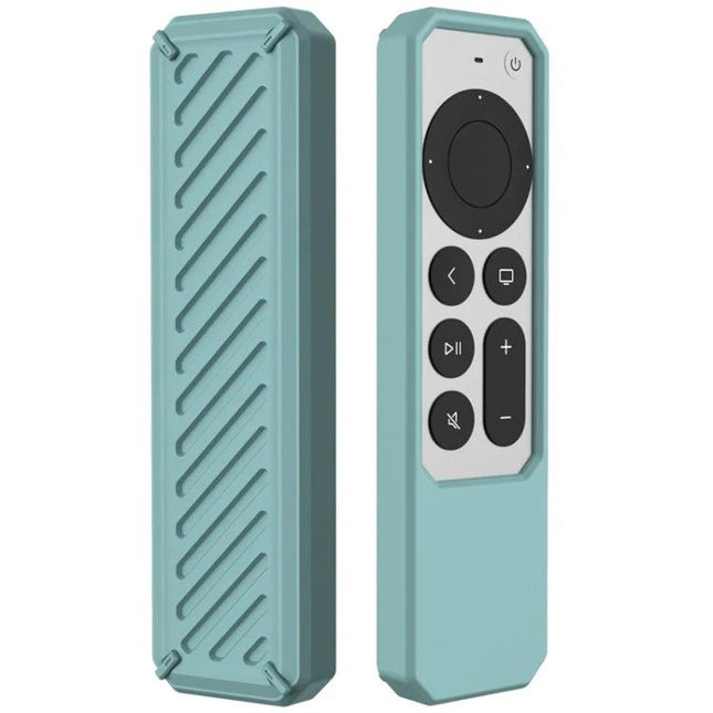 Set of 2 Silicone Protective Covers for Remote Controls with Anti-Drop Design teal silicone covers for Apple TV 4K remote