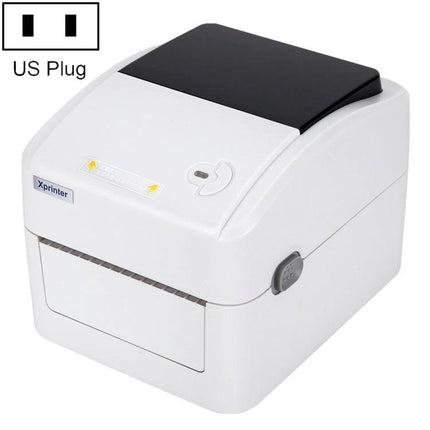 Xprinter XP-420B Thermal Label Printer with Bluetooth Option compact white thermal label printer for small business inventory and shipping
