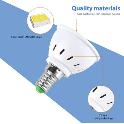 Practical LED Bulb for Everyday Home Lighting Solutions - compact white LED with SMD2835 chips and efficient cooling for kitchens and living rooms