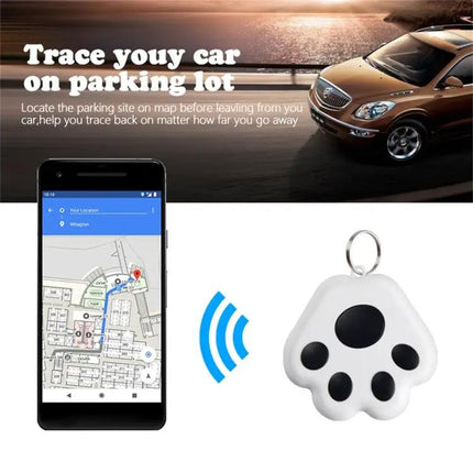 Bluetooth Dog Paw Tracker for Pets with Anti-Lost Alarm