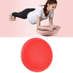 Dual-Sided Yoga Balance and Massage Mat for Ankle Rehabilitation and Core Strength Training