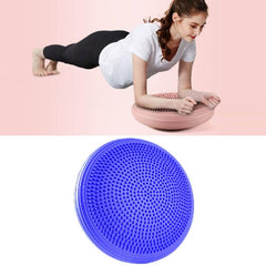 Dual-Sided Yoga Balance and Massage Mat for Ankle Rehabilitation and Core Strength Training