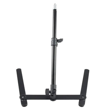 Overhead Light Stand for Everyday Online Content Creation — compact adjustable tripod base for phone or camera live streaming and food photography