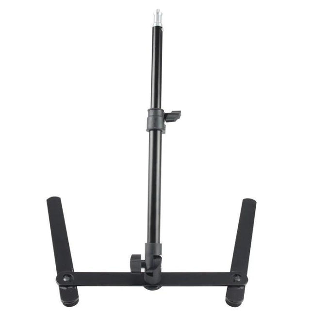 Overhead Light Stand for Everyday Online Content Creation — compact adjustable tripod base for phone or camera live streaming and food photography