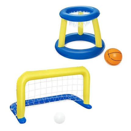 Inflatable Beach Ball Set With Volleyball Net And Balls | Syndmart