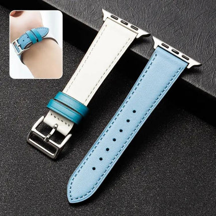 Cowhide Leather Watch Band For Apple Watch 38/40/41mm