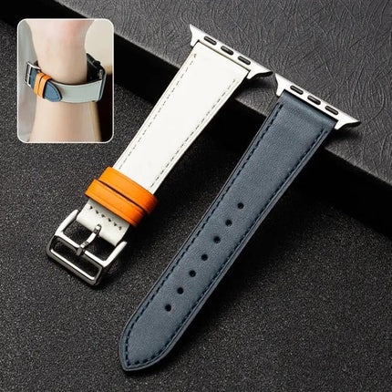 Cowhide Leather Watch Band For Apple Watch 38/40/41mm
