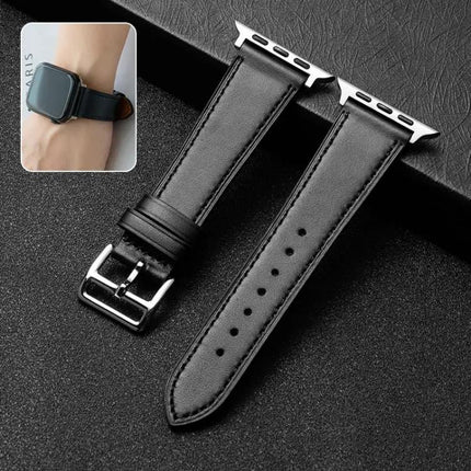 Cowhide Leather Watch Band For Apple Watch 38/40/41mm