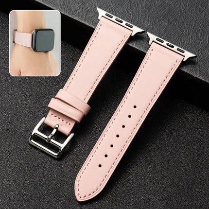 Cowhide Leather Watch Band For Apple Watch 38/40/41mm