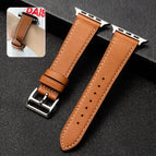 For Apple Watch Series 6&SE&5&4 44mm / 3&2&1 42mm / Caramel Brown