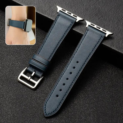 Cowhide Leather Watch Band For Apple Watch 38/40/41mm