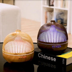 Aromatherapy Bird Cage Humidifier with Colorful Night Light and Ultrasonic Technology