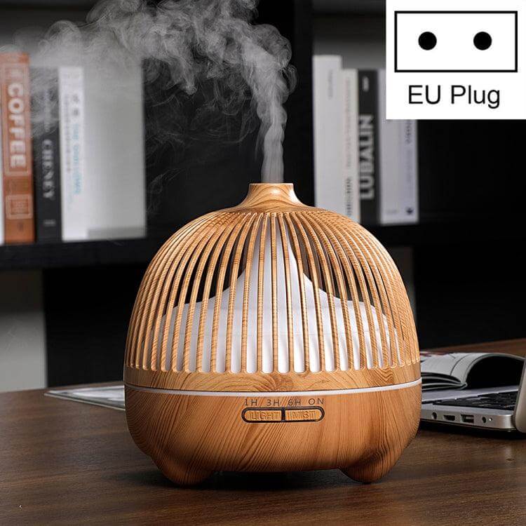 Aromatherapy Bird Cage Humidifier with Colorful Night Light and Ultrasonic Technology