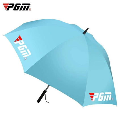 PGM Golf Umbrella with Built-in Fan for Everyday Sun Protection - light blue umbrella with built-in fan for shade and airflow