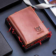 BUFF CAPTAIN 027 Men's Premium Leather Anti-Theft Multi-Card Wallet