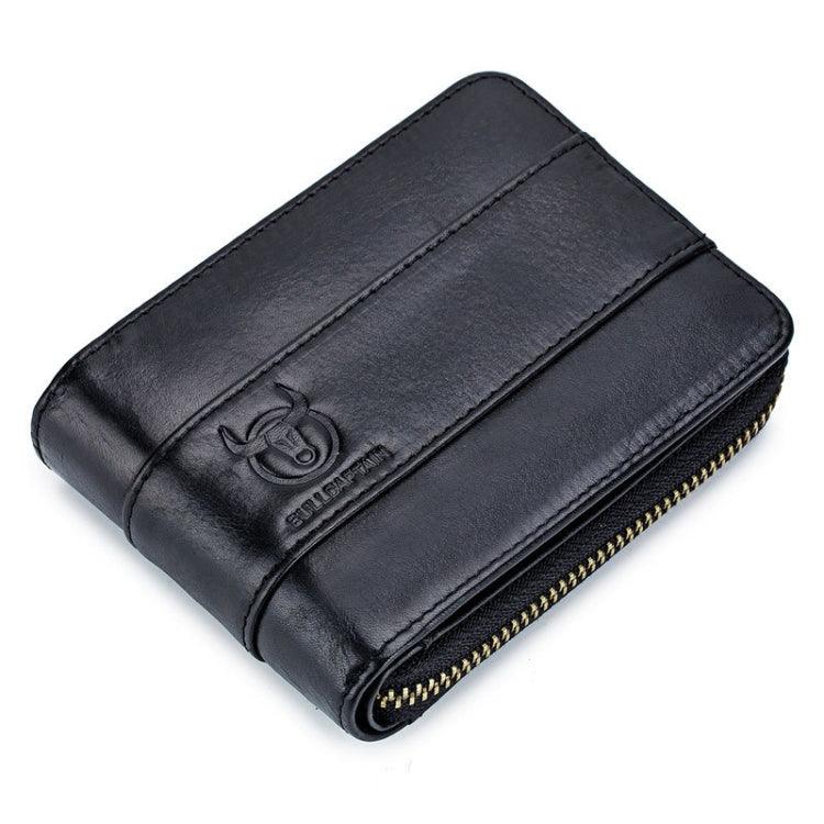 Luxury BUFF CAPTAIN 025 Leather RFID-Blocking Multi-Function Card Wallet