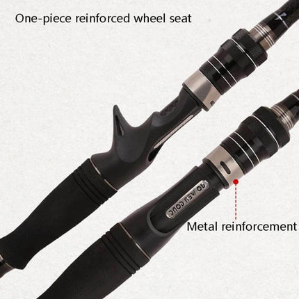 Carbon Telescopic Fishing Rod For River And Lake Fishing lightweight carbon handle with one-piece reinforced wheel seat and metal reinforcement