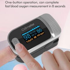 JZ-134R Smart Finger Clip Pulse Oximeter with Bright OLED Display