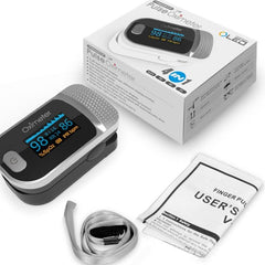 JZ-134R Smart Finger Clip Pulse Oximeter with Bright OLED Display