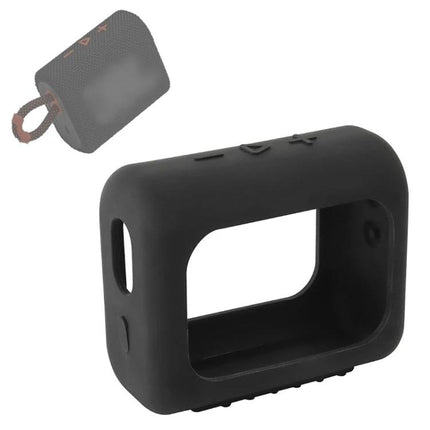 JBL Silicone Cover For Portable Speaker Travel Protection black silicone slip-on case protects speaker ports during travel