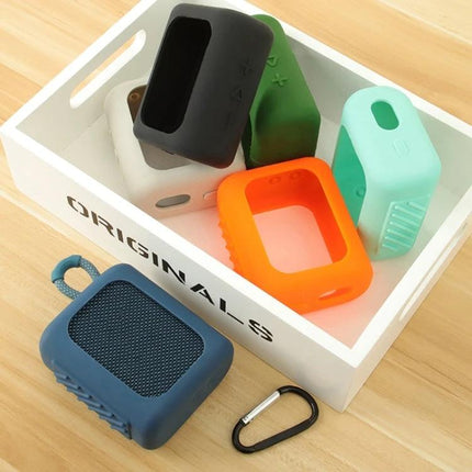 JBL Silicone Cover For Portable Speaker Travel Protection soft silicone slip-on cover protects GO3 while keeping ports accessible