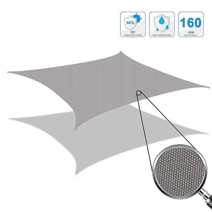 Outdoor Garden Sunshade Sail 5m x 6m For Patio Use | Syndmart