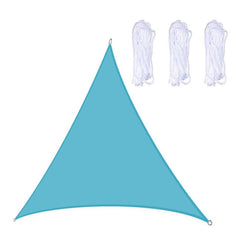 Triangle Waterproof Outdoor Garden Sunshade Sail Canopy with UV Protection, Size: 2.4m x 2.4m x 2.4m