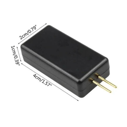 Essential Tool for Routine Car Airbag Safety Checks - compact SRS airbag resistance test plug, 4cm x 2cm x 1cm with two gold probe pins