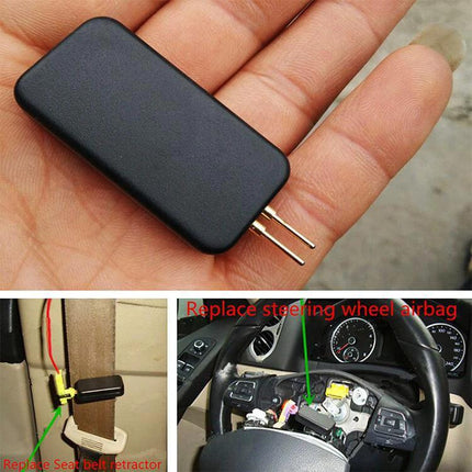 Essential Tool for Routine Car Airbag Safety Checks - compact SRS resistance diagnostic adapter for quick airbag system checks