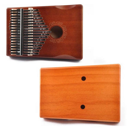 Compact Kalimba for Relaxing Home Music Moments - pine body thumb piano with metal keys, natural resonant sound for home or travel, compact size