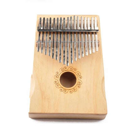 Compact Kalimba for Relaxing Home Music Moments - pine thumb piano with metal keys for portable, soothing home and travel practice