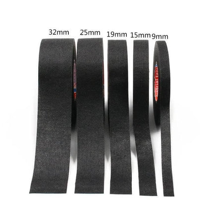Automotive Wiring Harness Flannel Tape High Temperature Waterproof polyester non-woven fabric rolls in 32mm 25mm 19mm 15mm 9mm widths