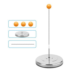 Dispositivo portátil de entrenamiento de tenis de mesa individual con eje de rebote elástico