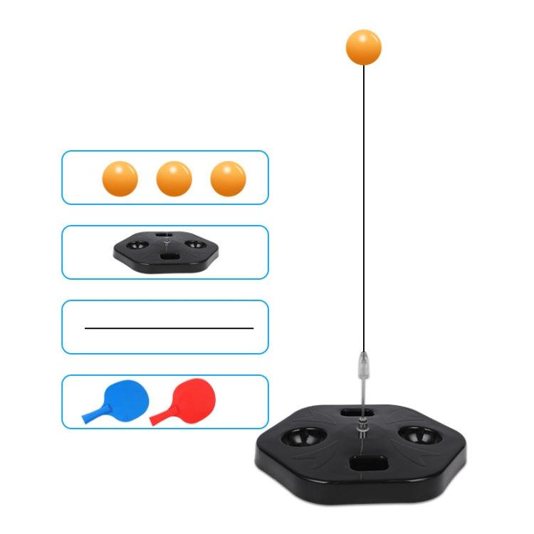 Portable Single Table Tennis Training Device with Elastic Rebound Shaft