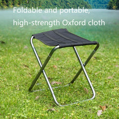 Compact Folding Camping Chair with 7075 Aluminum Alloy, Ideal for Fishing and Barbecue