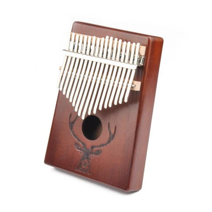 Beginner Kalimba Thumb Piano for Daily Music Relaxation and Learning - acacia wood handheld thumb piano with metal keys for practice and relaxation