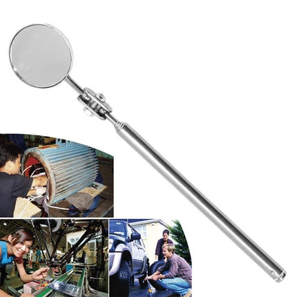 Versatile Mirror for Routine Vehicle Maintenance Checks — telescoping inspection mirror extending to 55–75cm for leak and engine inspections