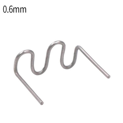 Auto Bumper Plastic Repair Welding Patch Kit 500 Pieces Pack - 0.6mm metal nail-implant patch for horizontal and vertical bumper crack welding