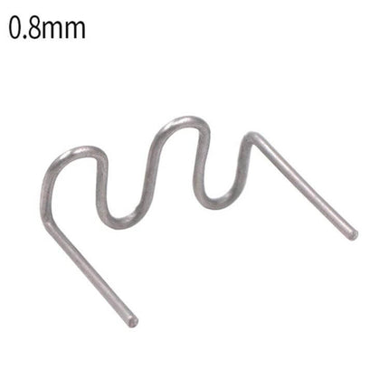 Alt Tag: Auto Bumper Plastic Repair Welding Patch Kit 500 Pieces Pack metal nail-implant patch 0.8mm for horizontal and vertical bumper crack welding
